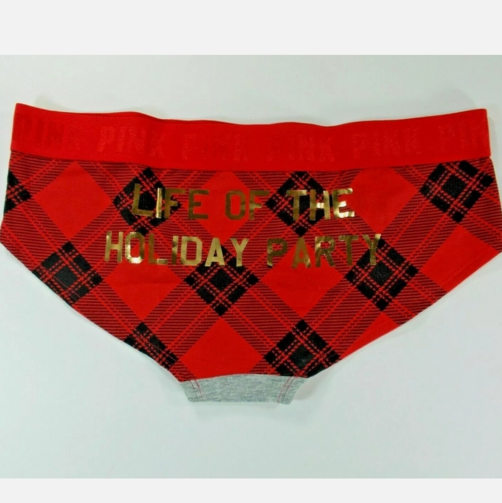 NWT Victoria's Secret PINK Logo Hipster Panty - Large